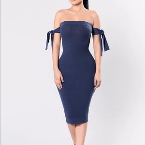 Ribbed tie Sleeve midi Dress Sz XL